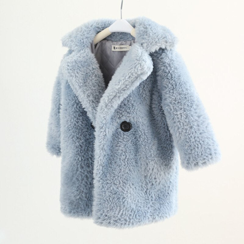 Girls Faux Fur Coats - My Store