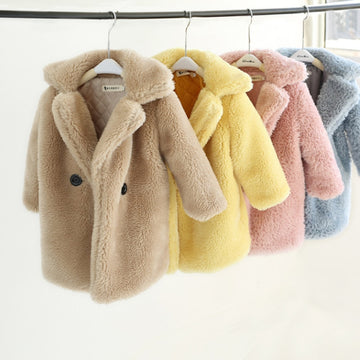 Girls Faux Fur Coats - My Store