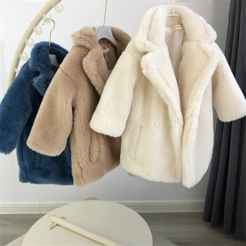 Girls Faux Fur Coats - My Store