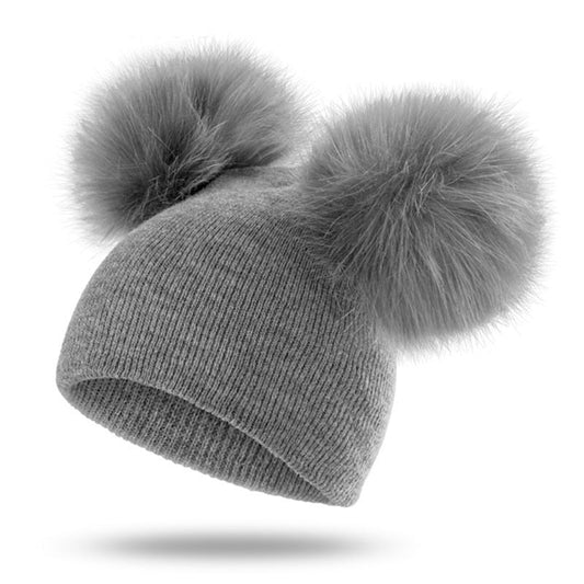 Pom Pom Knitted Beanie