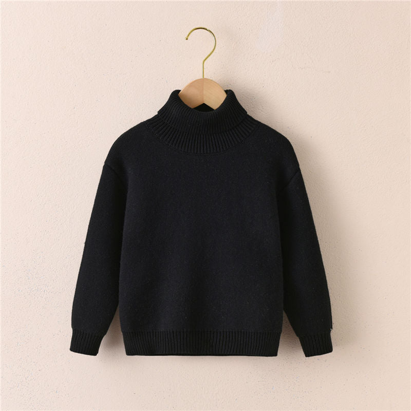 Casual Thick Warm Fleece Turtle-neck Sweaters - My Store