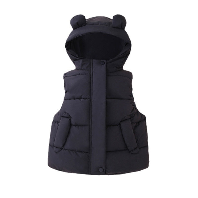 Winter Kids Hooded Vest - My Store