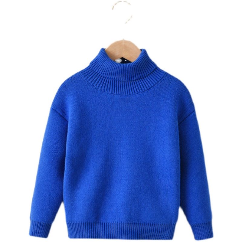 Casual Thick Warm Fleece Turtle-neck Sweaters - My Store