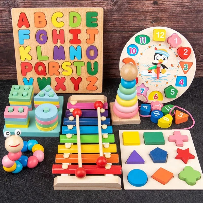 Montessori Wooden Toys for Babies - My Store