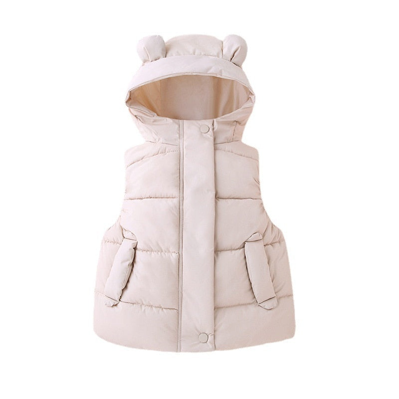 Winter Kids Hooded Vest - My Store