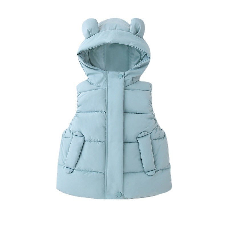 Winter Kids Hooded Vest - My Store