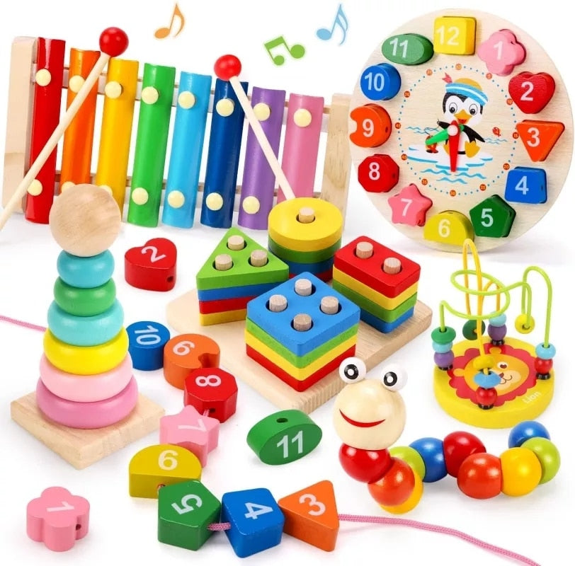 Montessori Wooden Toys for Babies - My Store