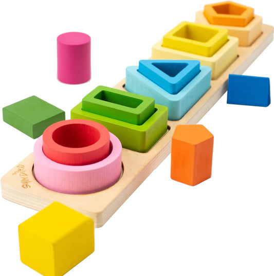 Educational Shape Color Sorter Preschool Kids Toys