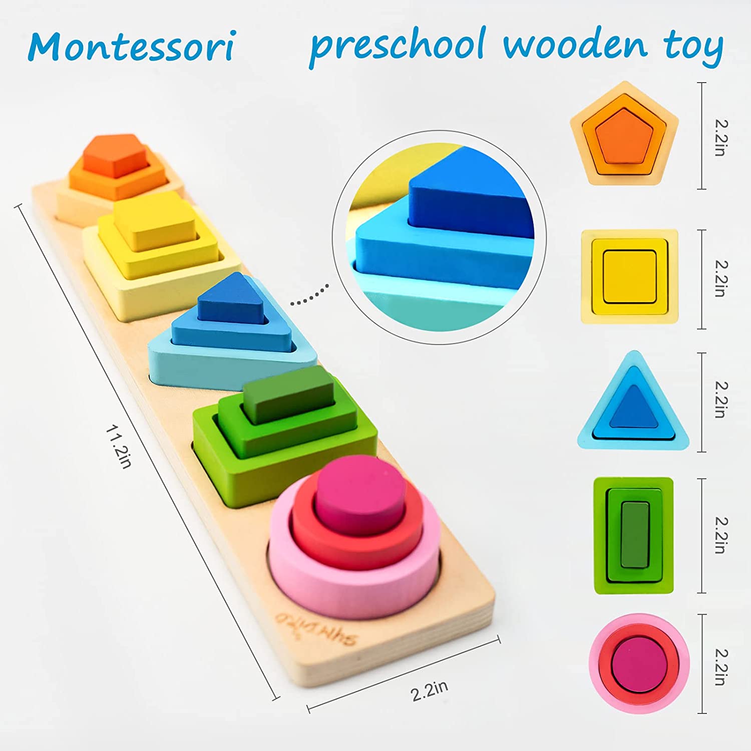 Educational Shape Color Sorter Preschool Kids Toys - My Store